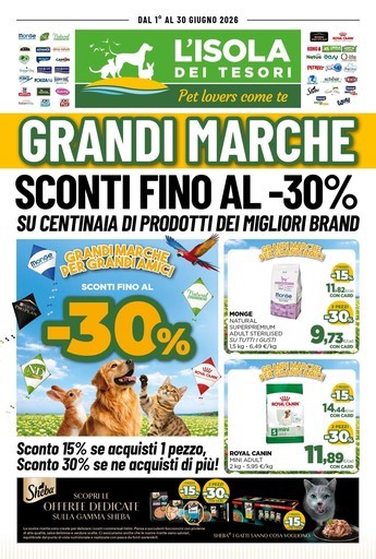 Volantino L'Isola dei Tesori