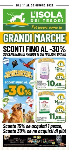 Volantino L'Isola dei Tesori