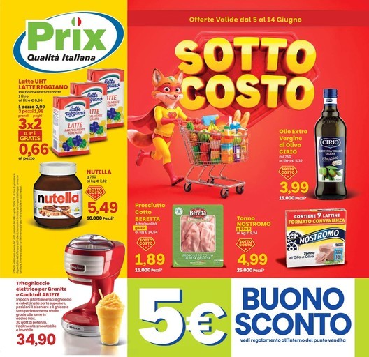 Volantino Prix