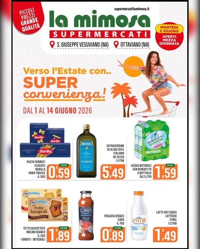 Volantino La Mimosa Supermercati