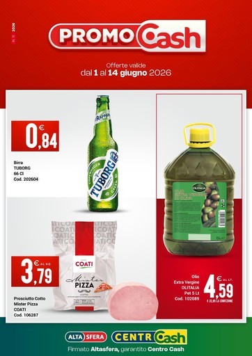 Centro Cash - Dal 1 al 14 giugno 2026