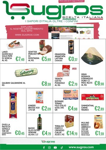 Sugros - I sapori d'italia oltre i confini