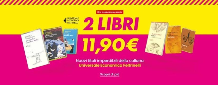 Volantino la Feltrinelli
