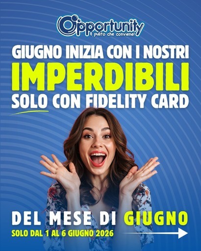 Volantino Opportunity Shop