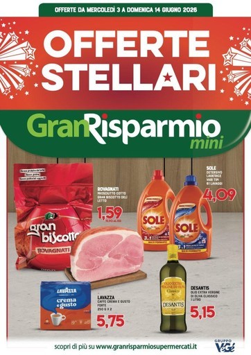 Volantino Supermercati Gran Risparmio