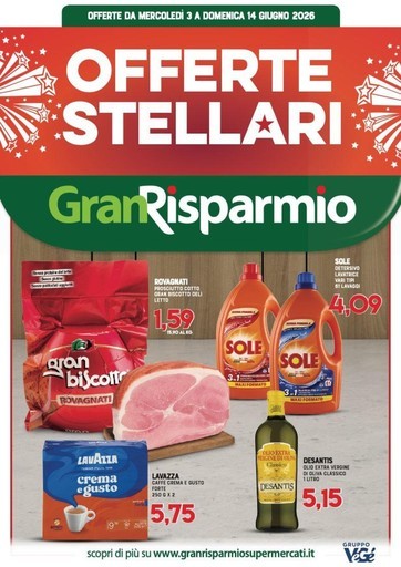 Volantino Supermercati Gran Risparmio