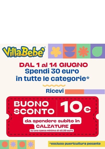 Volantino Villa Bebè