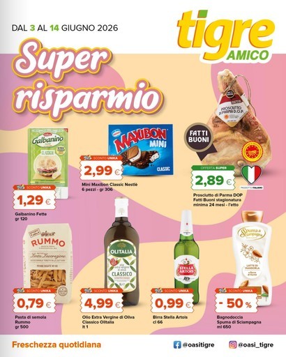 Volantino Tigre Amico