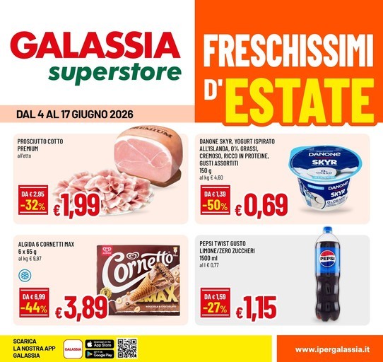 Volantino Galassia
