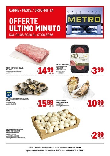 Volantino Metro