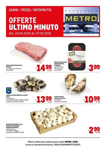 Metro - Offerte freschissimi