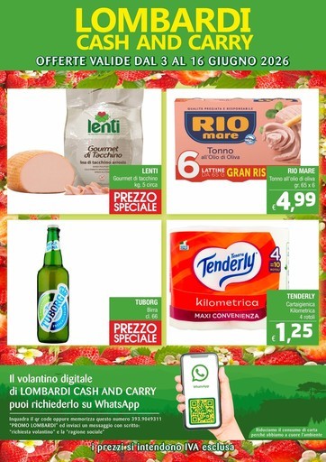Volantino Lombardi Cash and Carry