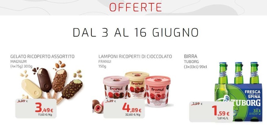 Gros Cidac - Offerte dal 3 al 16 giugno
