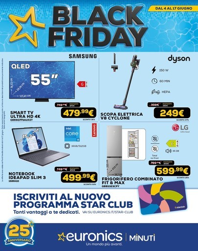 Euronics - Black Friday - L'estate delle occasioni