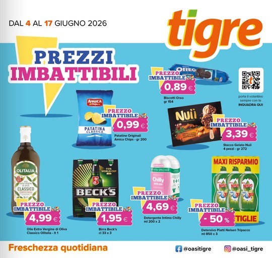 Volantino Tigre