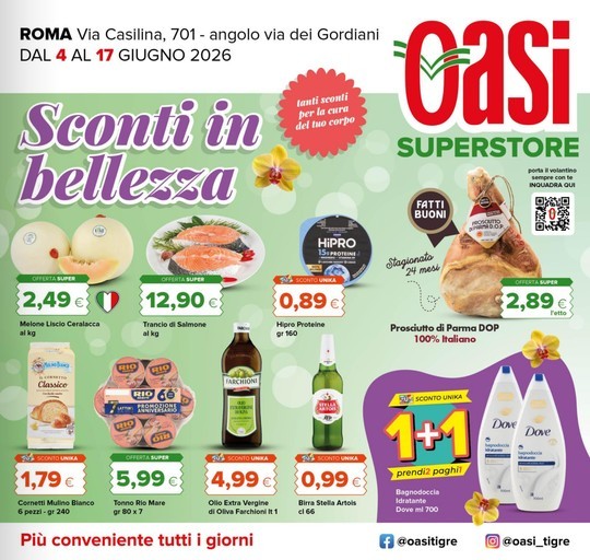 Oasi - Sconti in bellezza