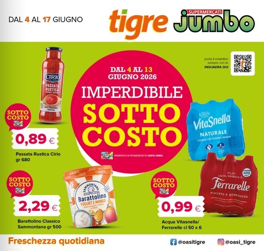 Volantino Tigre
