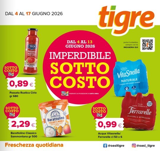 Volantino Tigre