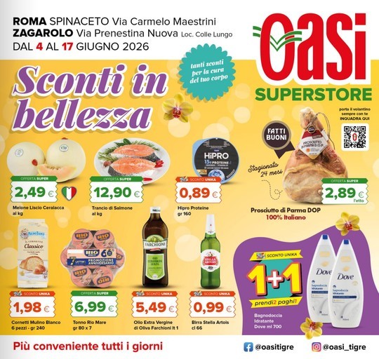 Oasi - Sconti in bellezza