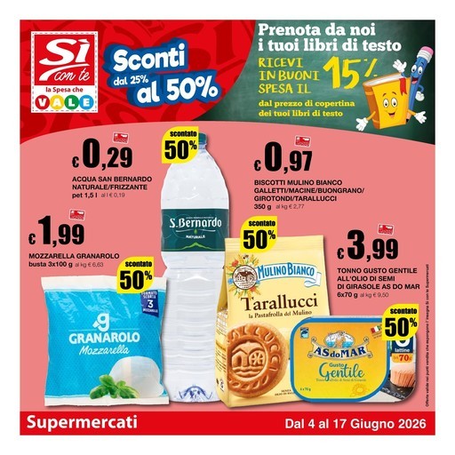 Volantino Si con te supermercati