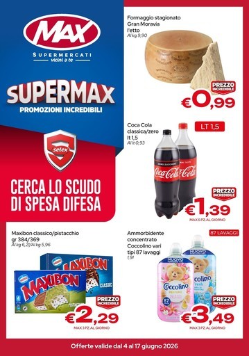 Volantino Max Supermercati