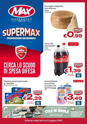 Volantino Max Supermercati