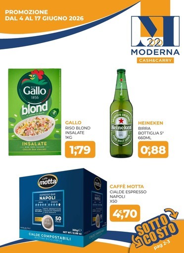 Moderna Cash - PROMOZIONE DAL 4 AL 17 GIUGNO 2026