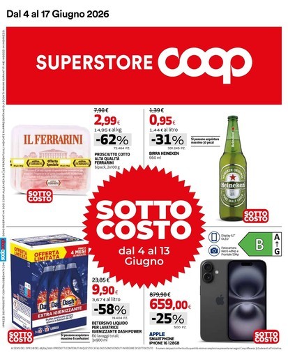 Volantino Coop Alleanza Superstore