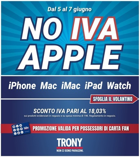 Volantino Trony