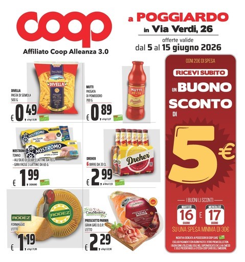 Coop - Dal 5 al 15 giugno 2026