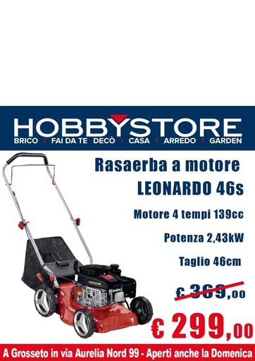 Volantino Hobby store