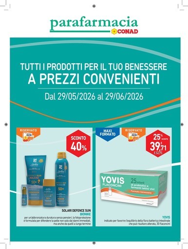 Parafarmacia Conad - TUTTI I PRODOTTI PER IL TUO BENESSERE