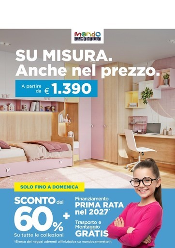 Volantino Mondo Camerette