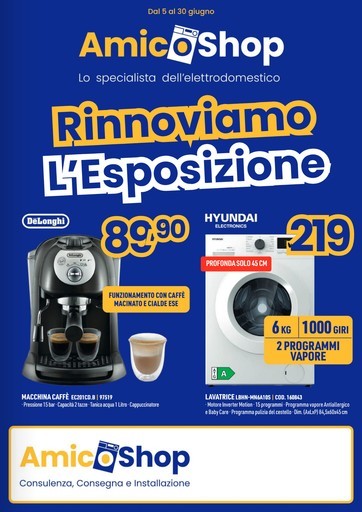 Volantino Amico Shop