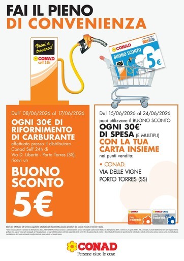 Conad - BUONO SCONTO 5€