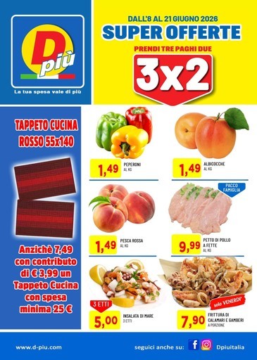 Dpiù - Super offerte 3x2