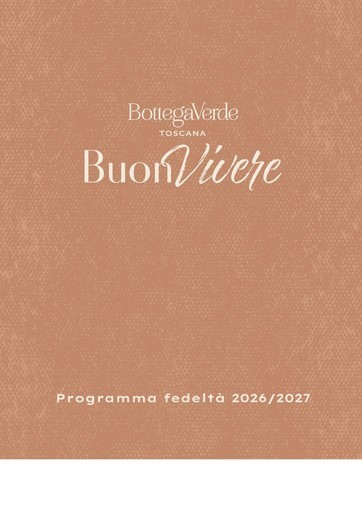 Volantino Bottega Verde