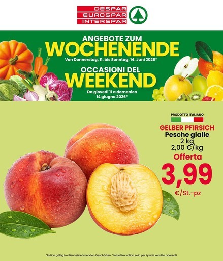Interspar - Occasioni del weekend