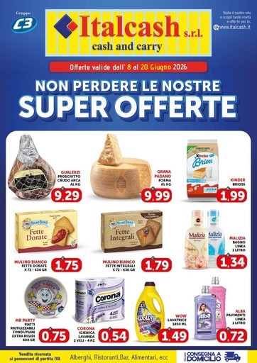 Italcash - NON PERDERE LE NOSTRE SUPER OFFERTE