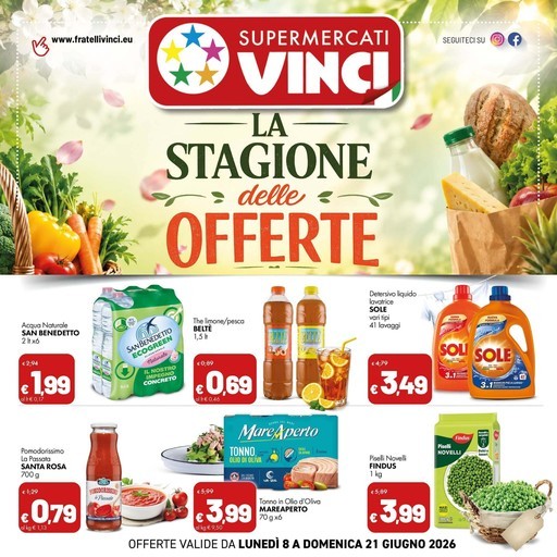 Supermercati Vinci - La stagione delle offerte