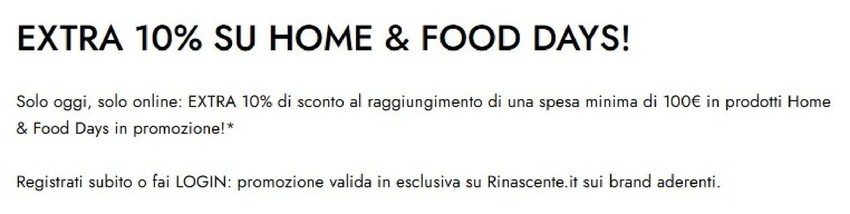 Volantino La Rinascente