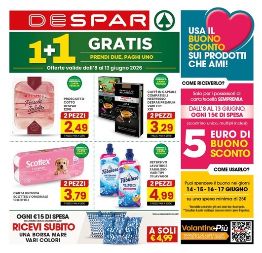 Despar - 1+1 Gratis