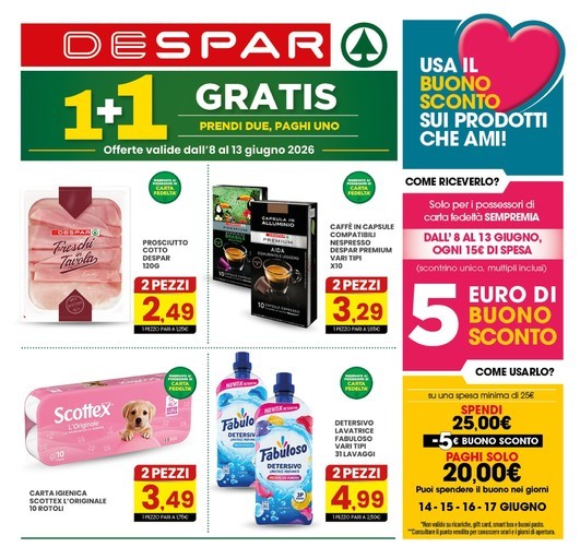 Despar - 1+1 Gratis
