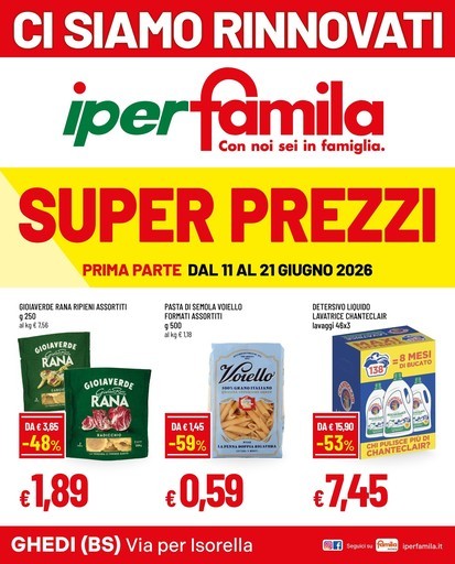 IperFamila - SUPER PREZZI CI SIAMO RINNOVATI