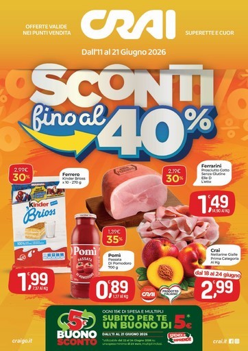 Volantino Crai
