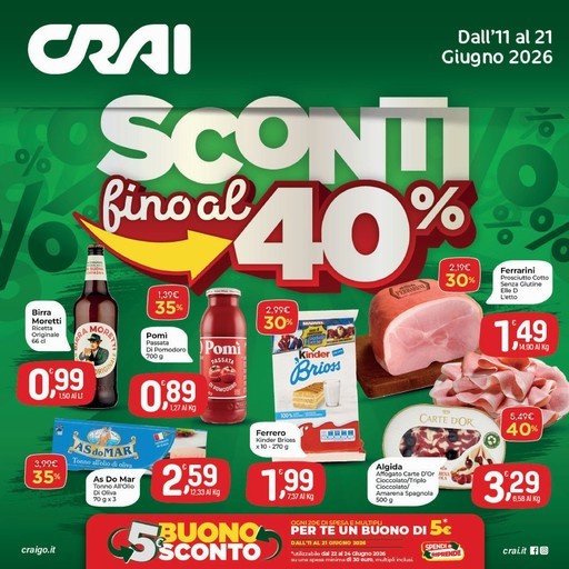 Volantino Crai