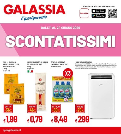 Volantino Galassia