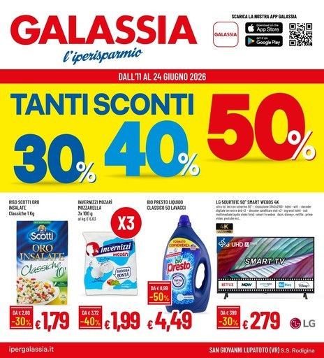 Galassia - Tanti sconti 30% 40% 50%