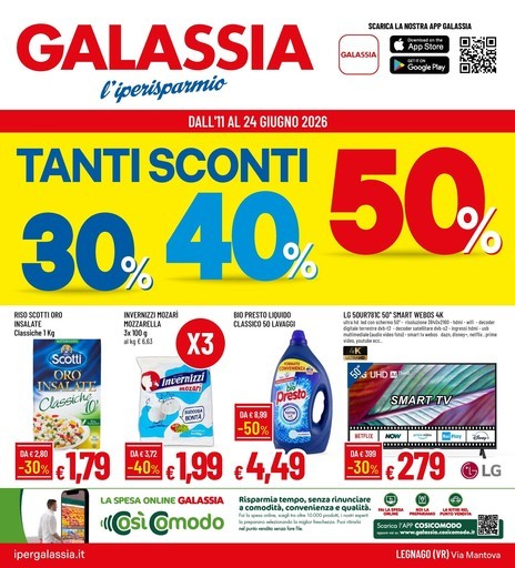 Galassia - Tanti sconti 30% 40% 50%