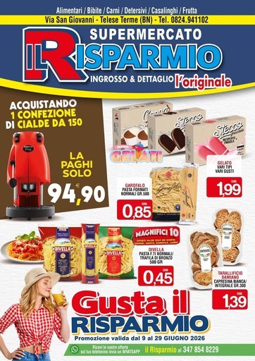 Supermercato Il Risparmio - Gusta il risparmio